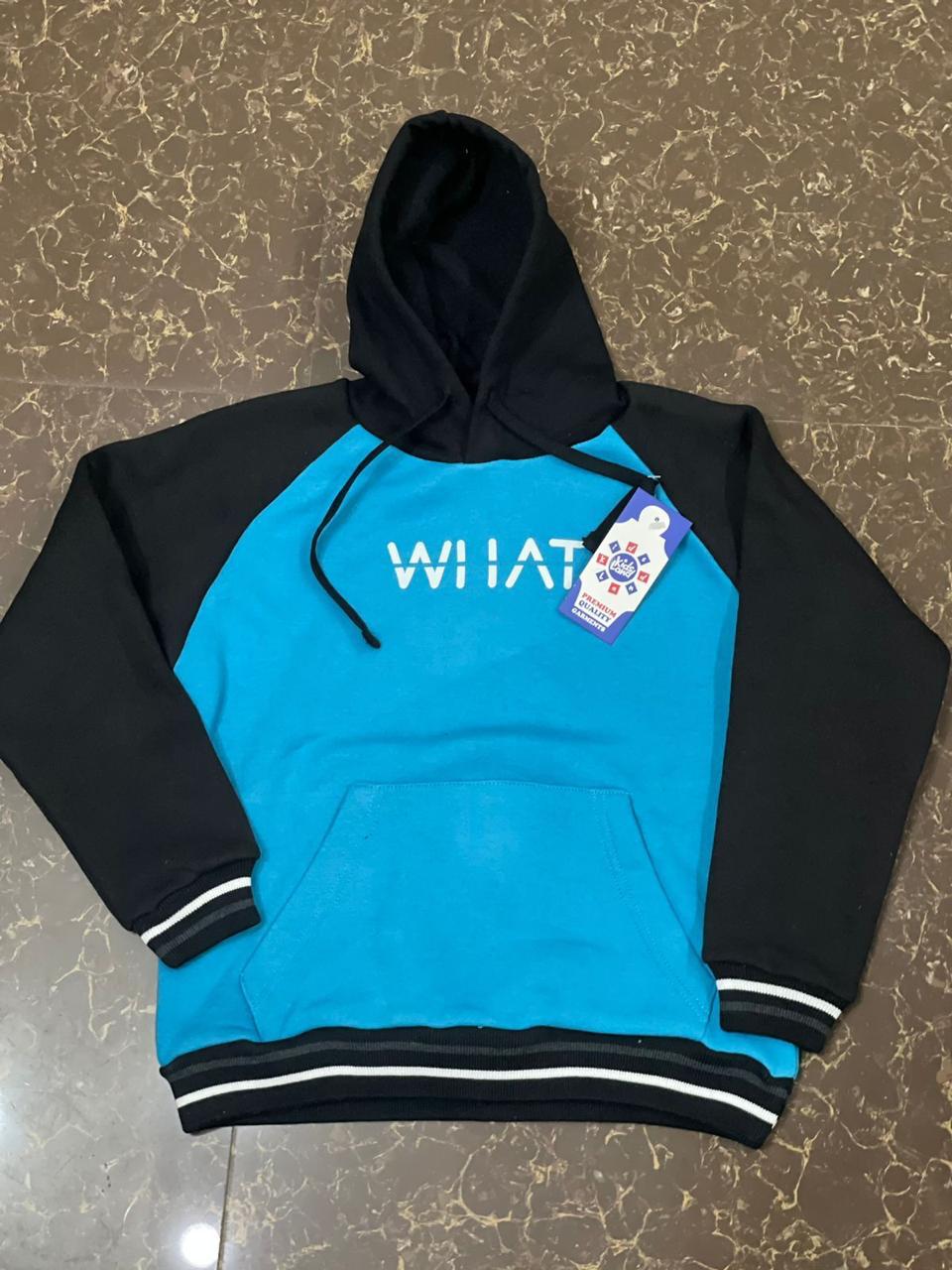 WHAT Kids Hoody | 100% Cotton | 10 Colors | Ages 2-10