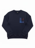 Classic Navy Blue Sweatshirt with Pocket | 80% Cotton 20% Polyester
