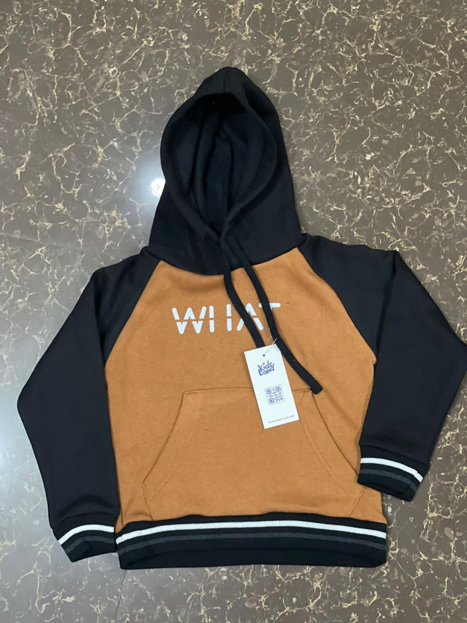 WHAT Kids Hoody | 100% Cotton | 10 Colors | Ages 2-10