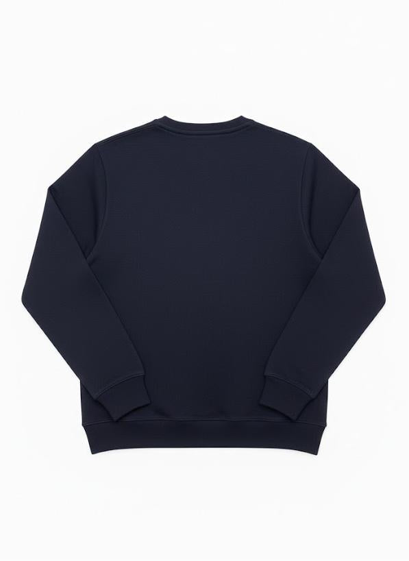 Classic Navy Blue Sweatshirt with Pocket | 80% Cotton 20% Polyester